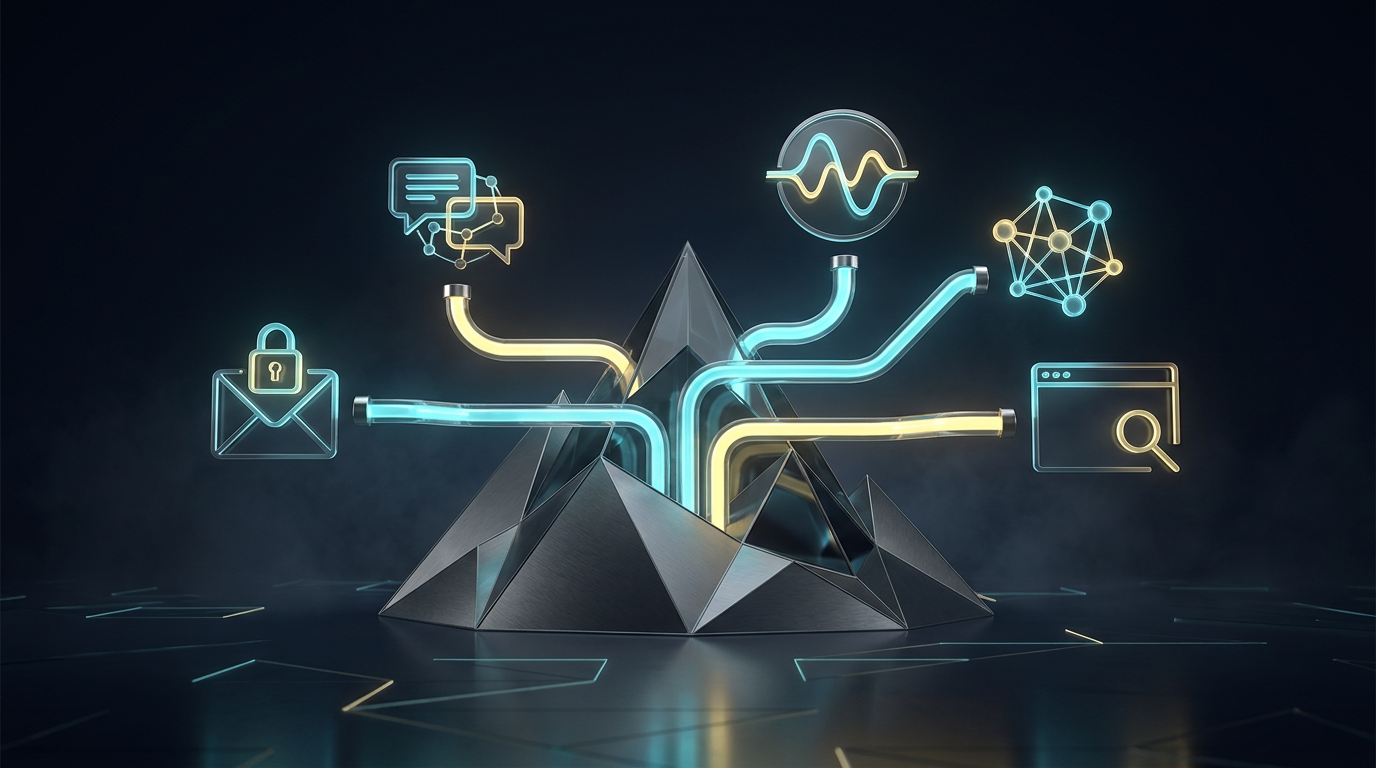 Abstract Rocky operations core routing secure messages across several communication channels